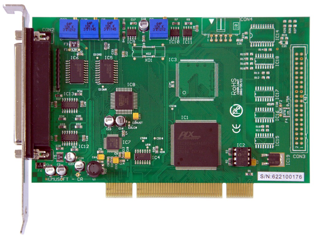 AD622 - Cheap data acquisition boards for PCI bus