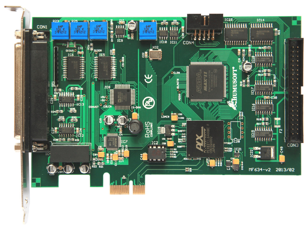 MF634 - PCI Express Multifunctional input-output board